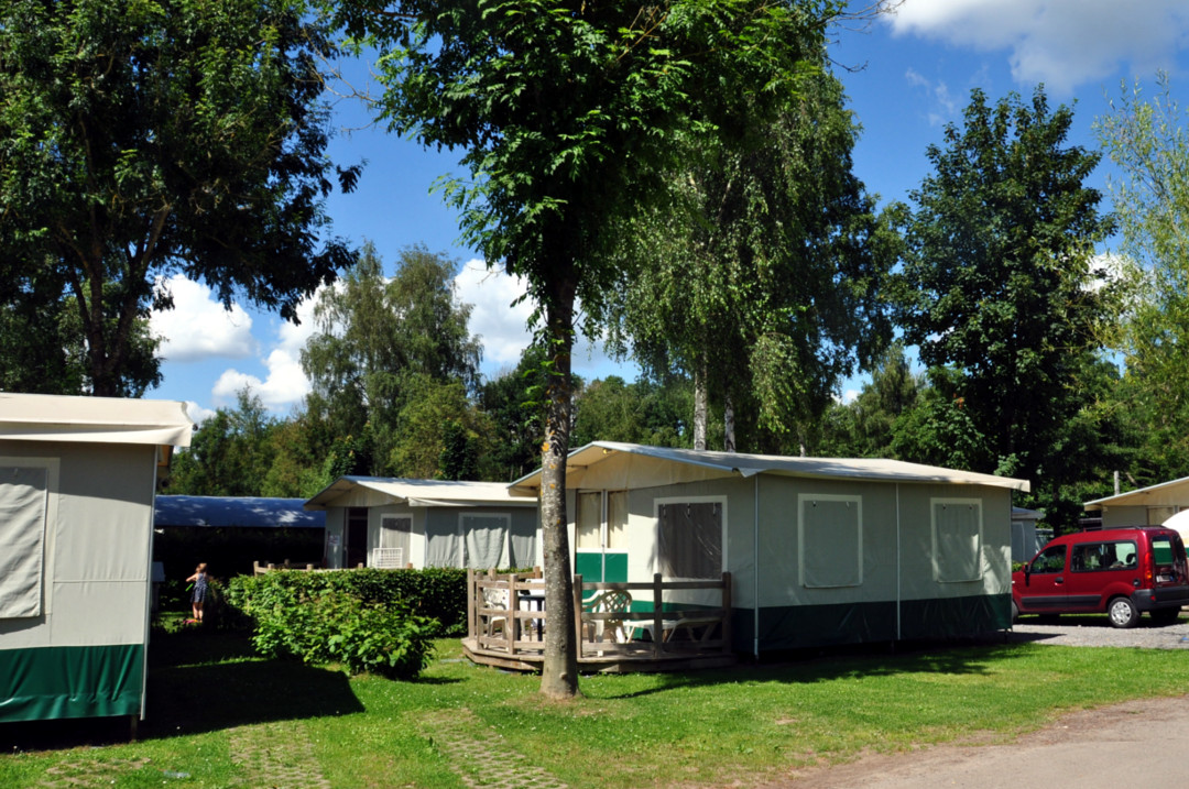 Lodgetenten - Camping Le Val de l'Aisne Ardennen