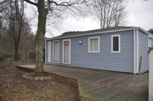 Stacaravan 2 slaapkamers te koop in de belgische Ardennen