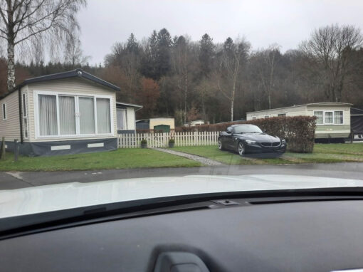 Stacaravan Swift Chamonix te koop op campingterrein in de Ardennen
