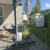 Tuinhuis en terras