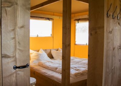 Safaritent met 2 slaapkamers glamping Ardennen