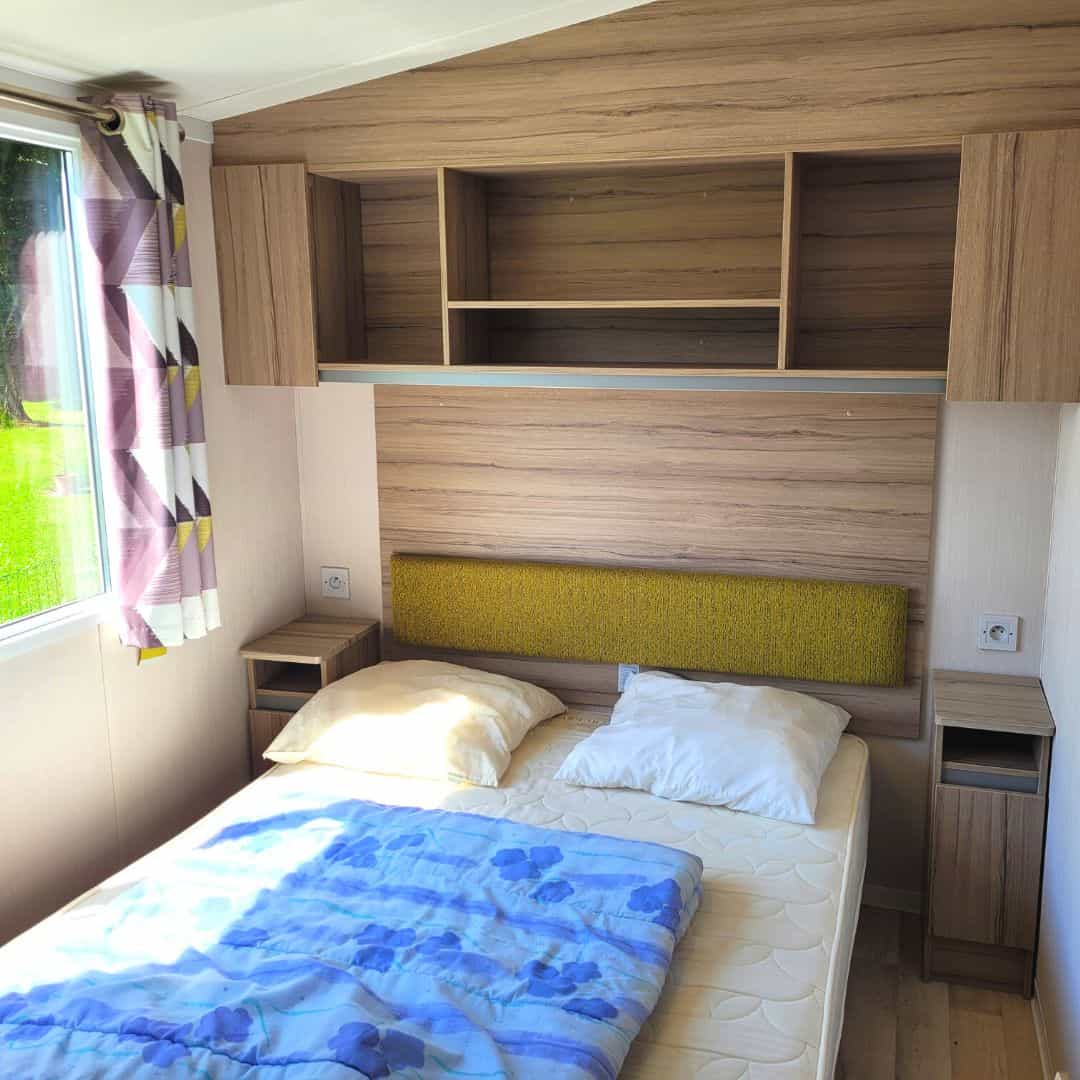 Slaapkamer met tweepersoonsbed voor 2 personen