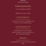 Valentijnsmenu 2026