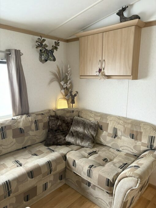 Hoeksalon met inklapbaar bed