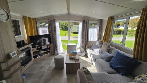 Stacaravan 3 slaapkamers Swift Ardennen met halfopen voortent - Afbeelding 3