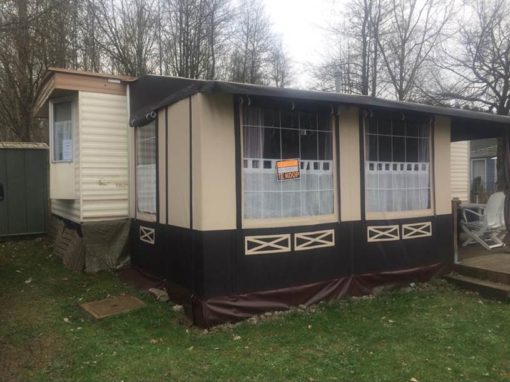 Caravane à vendre camping Ardenne Belgique
