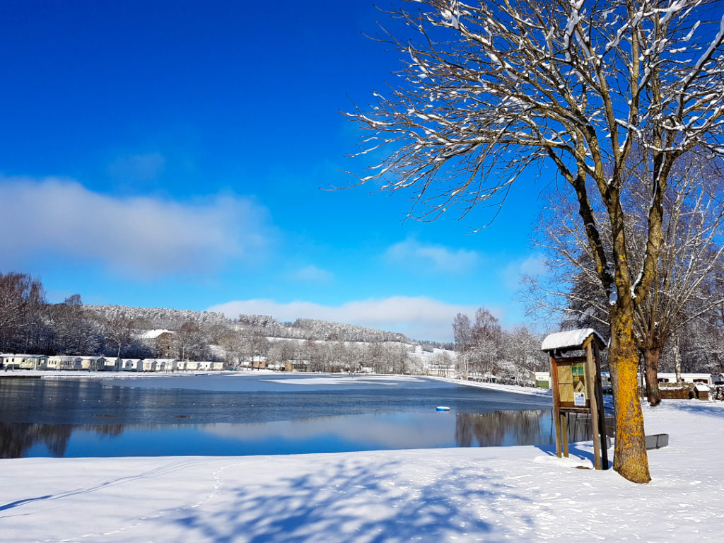 Camping dans les Ardennes belges ouvert en hiver
