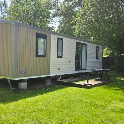 Mobil-home 3 chambres de 2022 IRM petit paradis à vendre sur emplacement de camping en ardenne