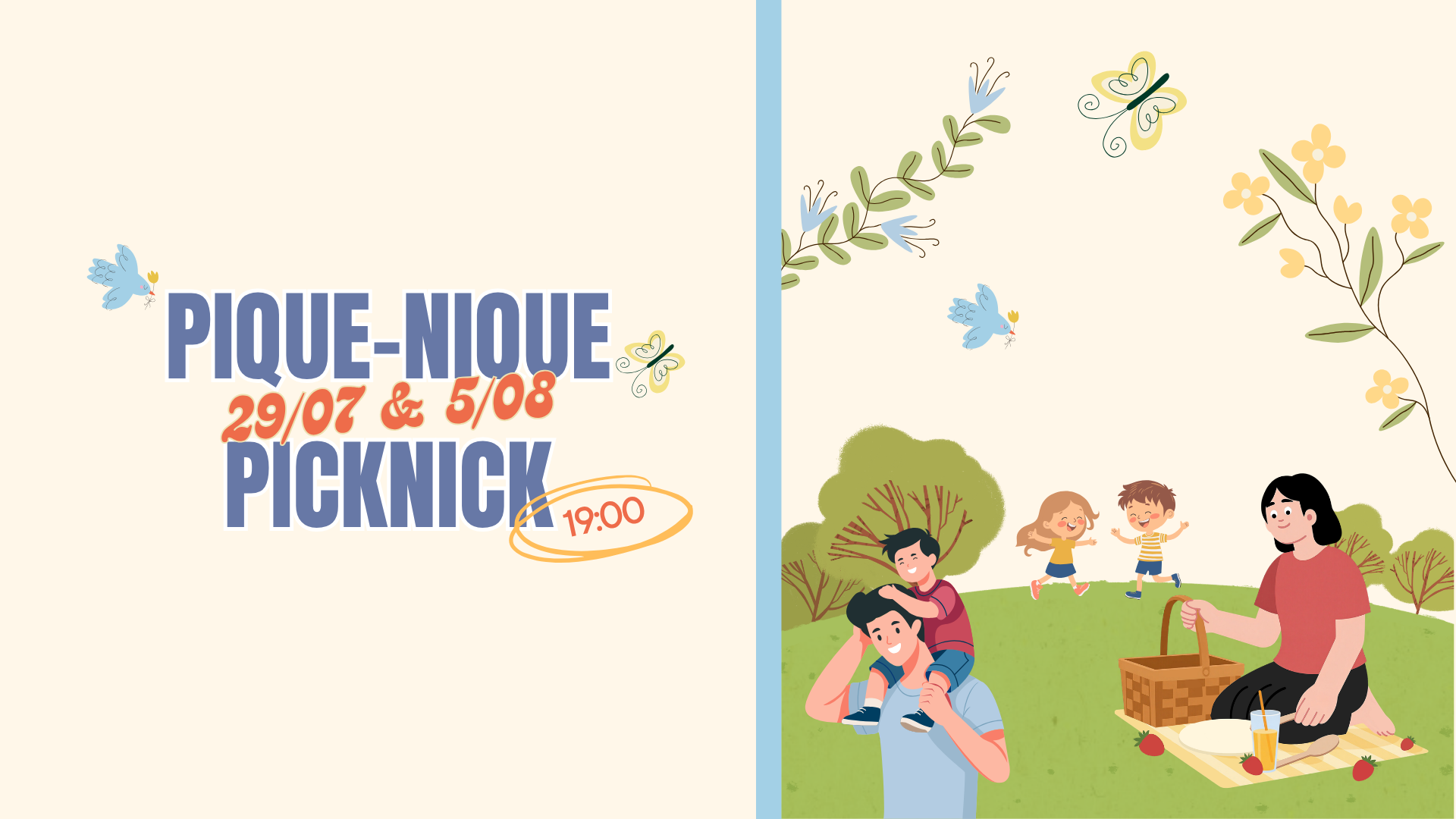 Pique-nique au camping